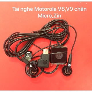 Tai nghe Motorola V8,V9 chân Micro Zin