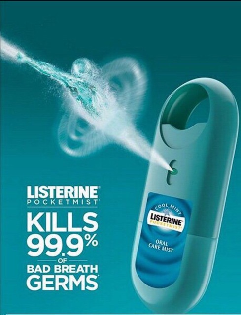 CHAI XỊT THƠM MIỆNG LISTERINE DIỆT 99,99% VI KHUẨN