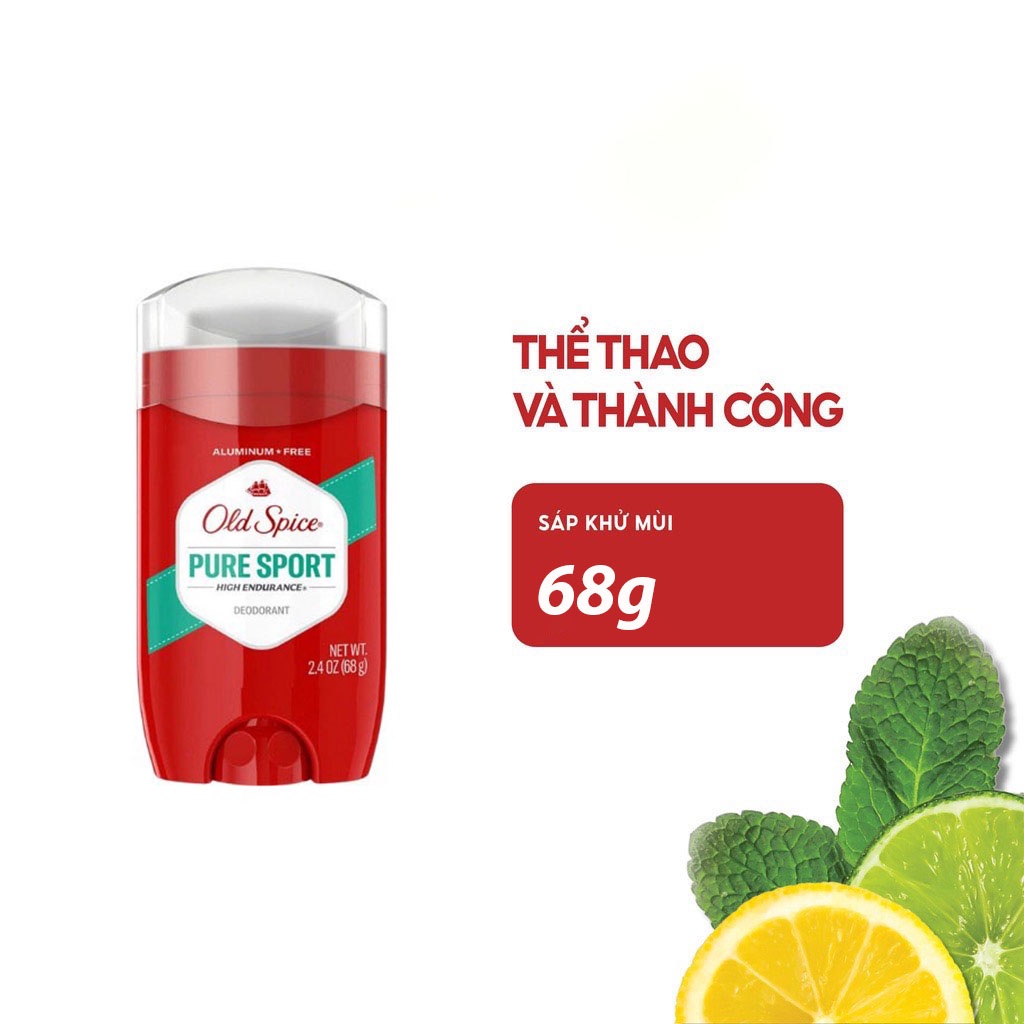 Sáp Khử Mùi Old Spice Pure Sport, Fresh, Original 85g - Nhập Khẩu Mỹ