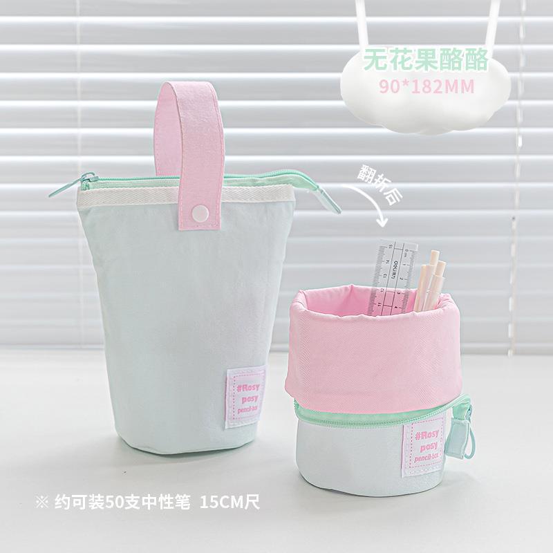 Túi Đựng Bút Dạng Đứng Có Dây Kéo Sức Chứa Lớn