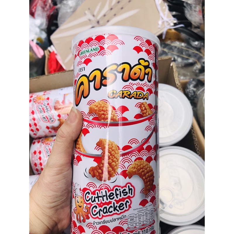 snack mực lon Thái Lan