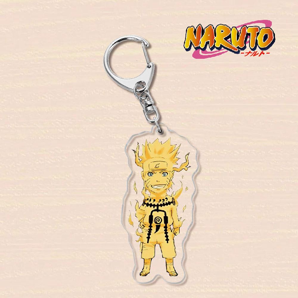 LANFY Móc Khóa Acrylic Hình Nhân Vật Uchiha Sasuke Trong Naruto