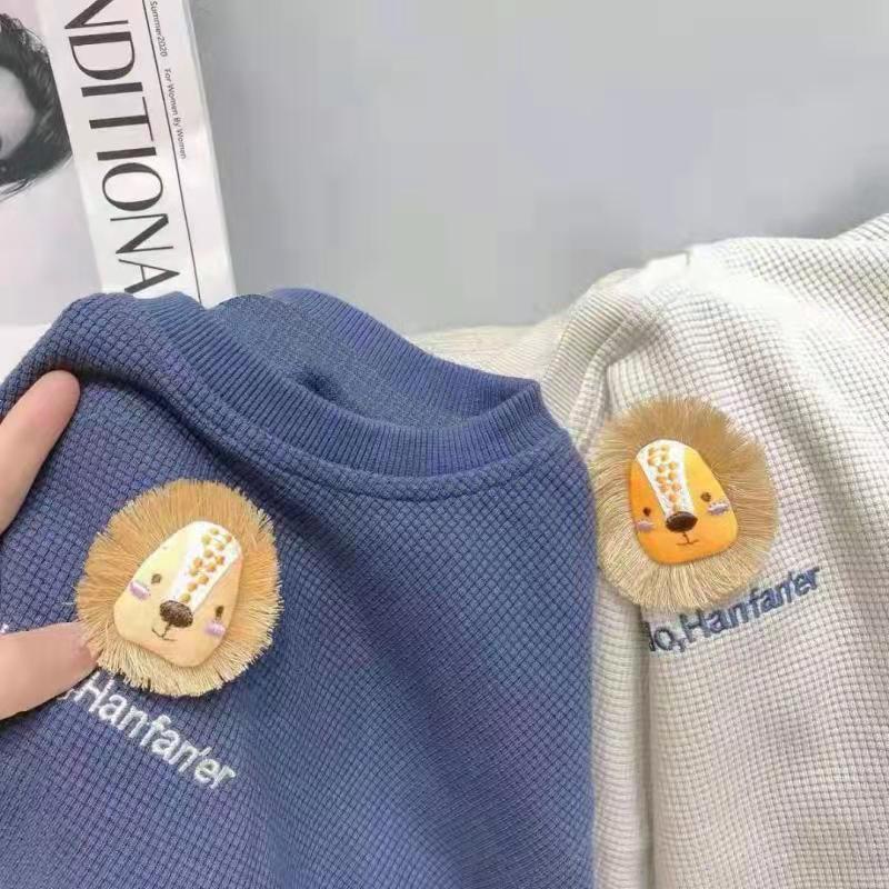 Áo Sweater thể thao tay dài kiểu Hàn Quốc dễ thương cho bé trai