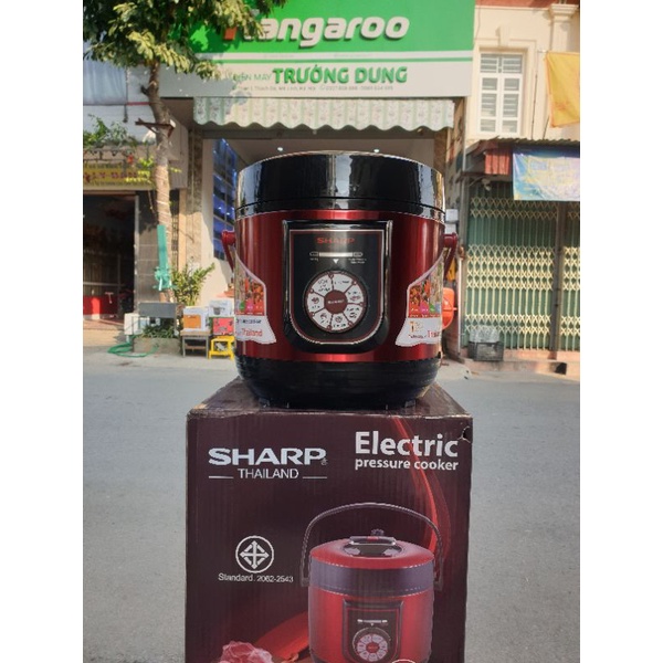 NỒI ÁP SUẤT ĐIỆN ĐA NĂNG SHARP KS-280V 6 LÍT NHIỀU CHỨC NĂNG LÒNG INOX