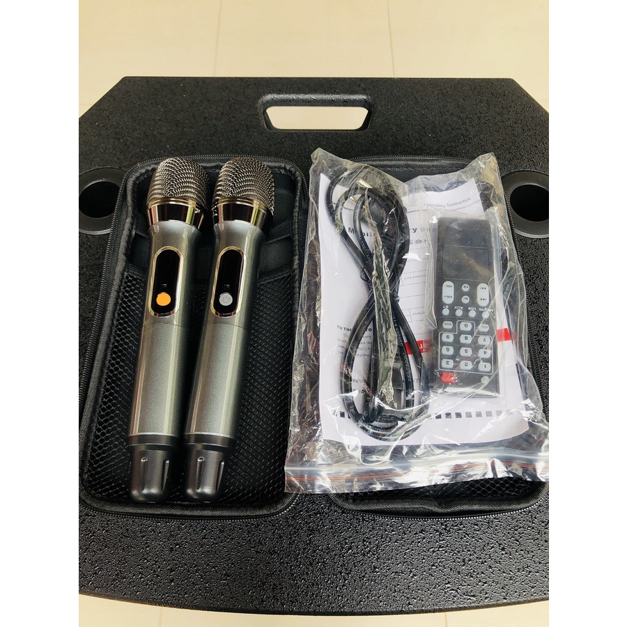 Loa kéo BNIB 18B, loa Bass 50 + Tặng 2 micro Kim loại UHF sét được tần số, loa kéo bảo hành 12 tháng
