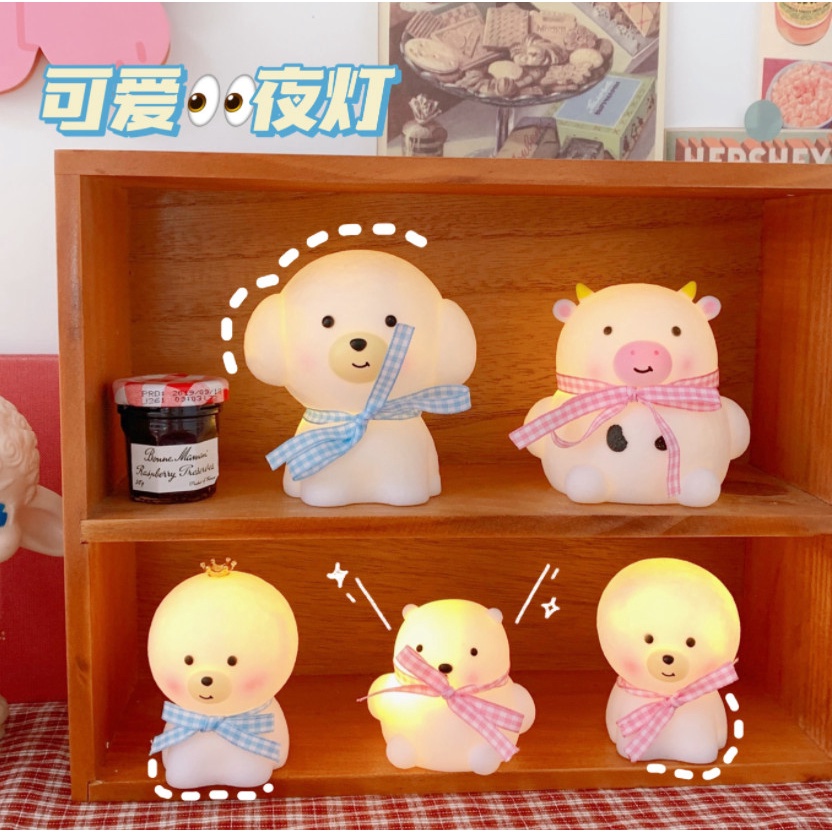 Đèn trang trí cute phong cách Hàn Quốc làm quà tặng đáng yêu cho bé