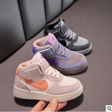 Giày thể thao trẻ em, giày jodan cổ cao bé trai ,bé gái đều đi được mã 25