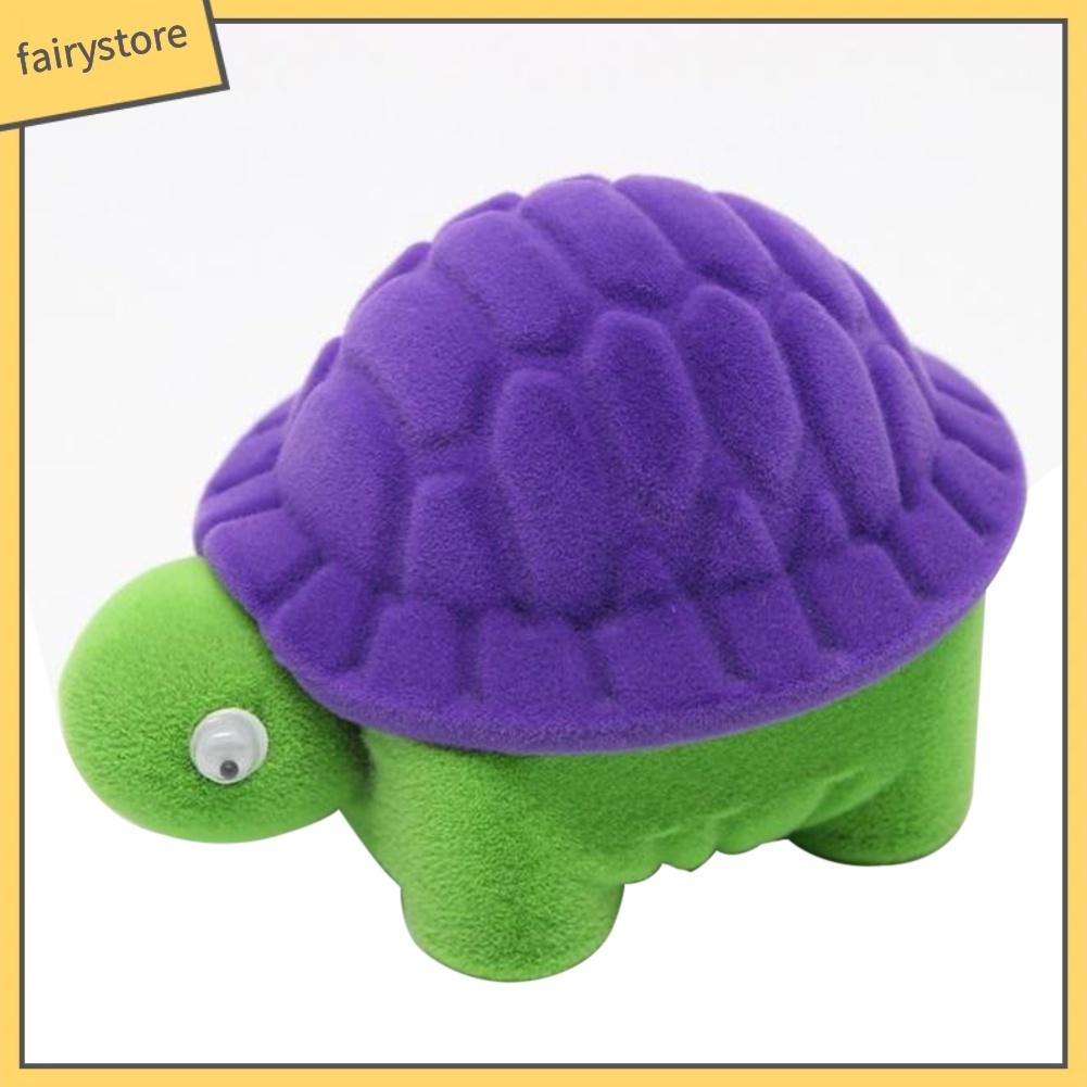 Hộp đựng trang sức nhẫn cưới hình con rùa dễ thương