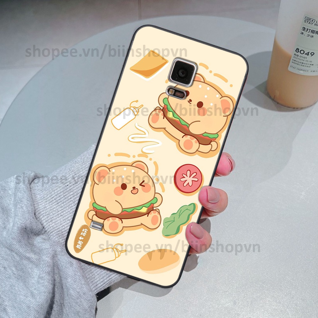 Ốp Samsung Note 4 / Note 5 in hình gấu chocolate kẹo ngọt siêu đẹp siêu xinh