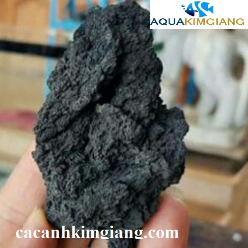Đá đen gia lai trang trí set hồ cá , hồ thủy sinh
