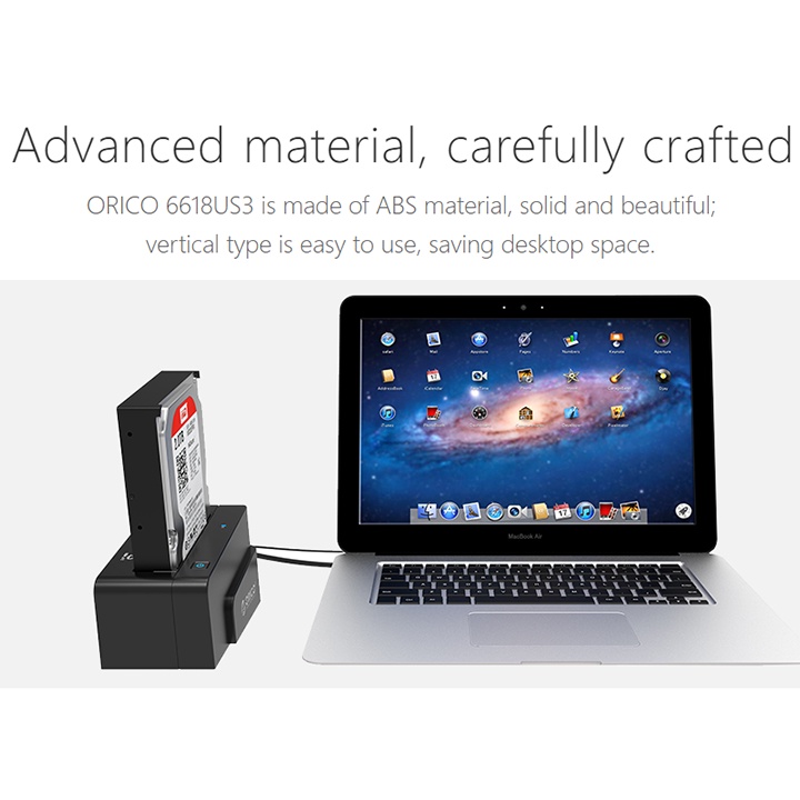 Dock ổ cứng 3.5 inch SATA USB3.0 Orico 6618US3 - BX69