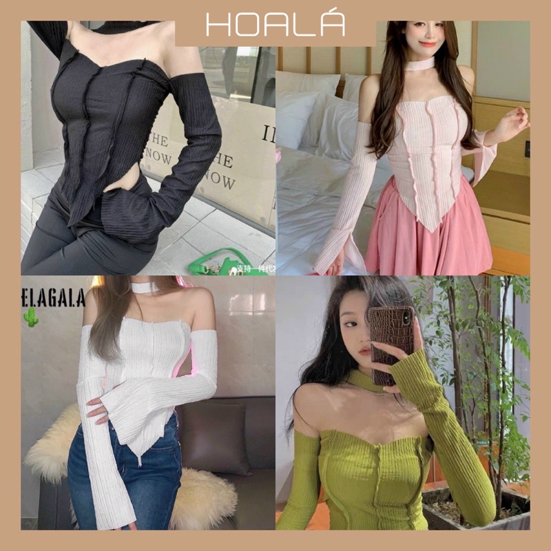 Áo Gân Kiểu Tay Xẻ Tà Yếm Ulzzang A20