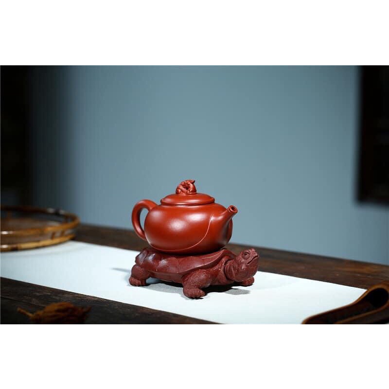 Rùa cõng ấm trà- đầu rục rịch: thục ra thục vô.