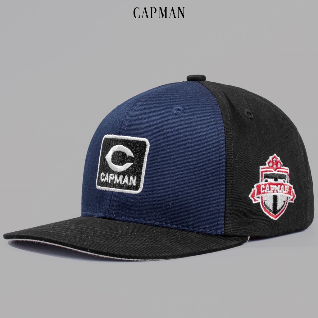 Mũ snapback chính hãng CAPMAN phong cách hiphop thêu chữ CM51