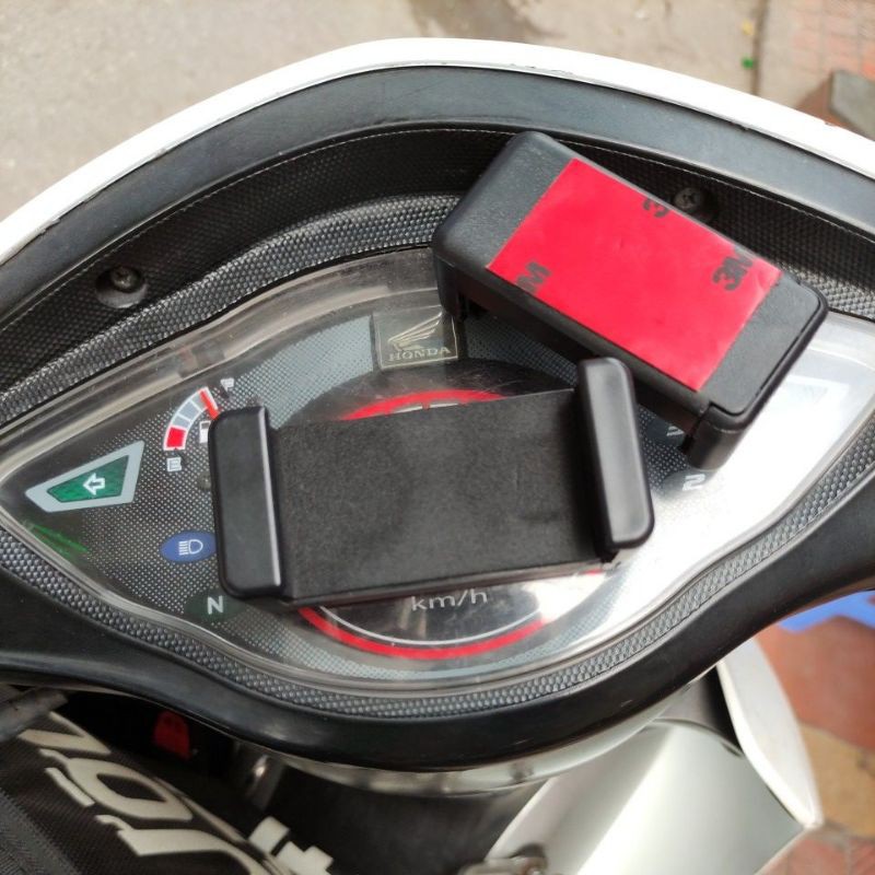 Combo 2 Kẹp điện thoại kèm Dán 3M xe máy