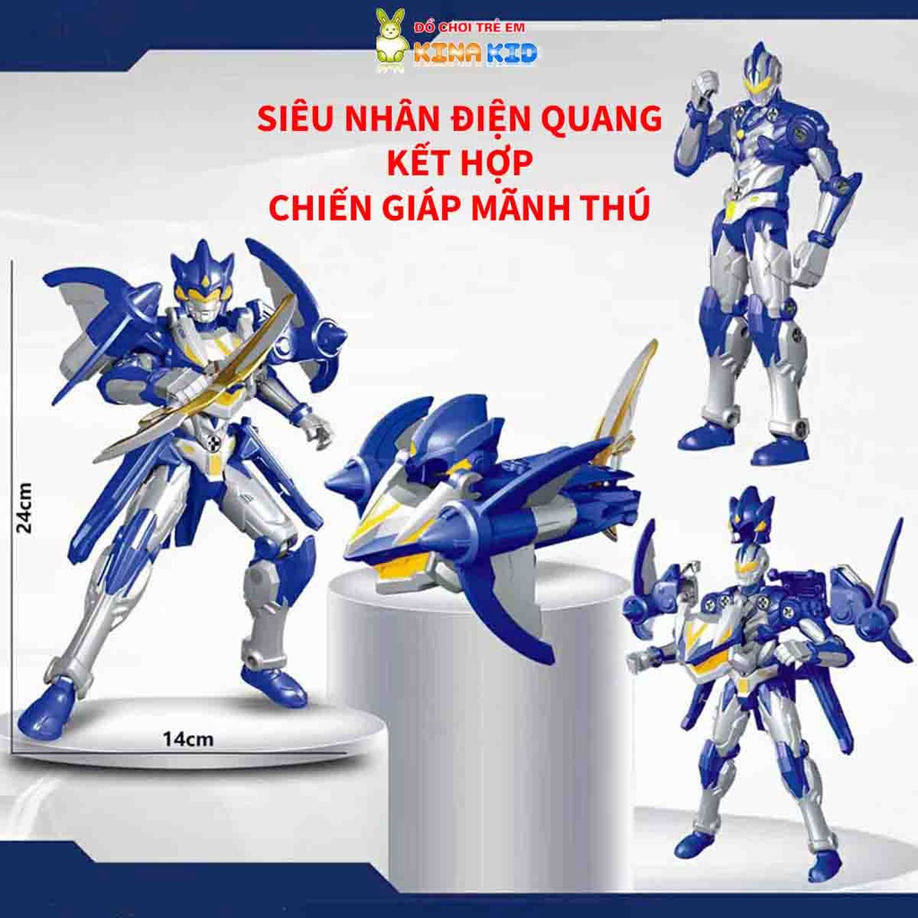 Đồ Chơi Lắp Ráp Robot Biến Hình Siêu Nhân Điện Quang Ultraman