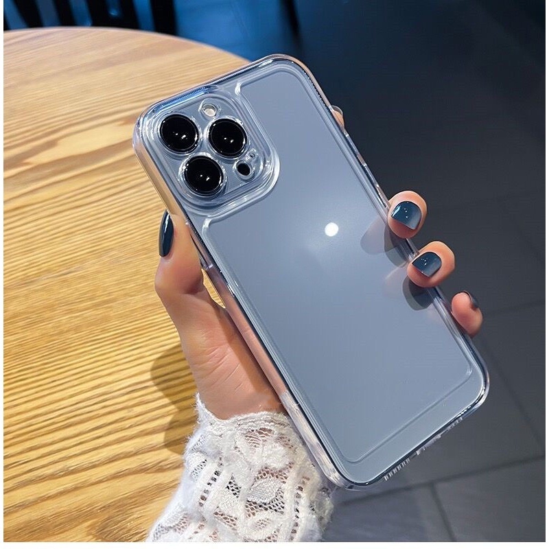 【Upgrade】Transparent Space Phone Case compatible for IPhone 13 12 11 Pro Xs MAX XR X I7+ 8+ Plus SE2 Drop Protection Back Cover
