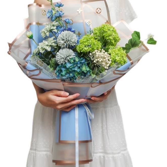 15 Giấy bó hoa viền đồng KHÔNG THẤM NƯỚC