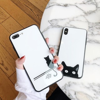 [FSS09JAN-Hoàn 20% xu] [SAMSUNG] Ốp Lưng Kính Cường Lực Mèo Mun