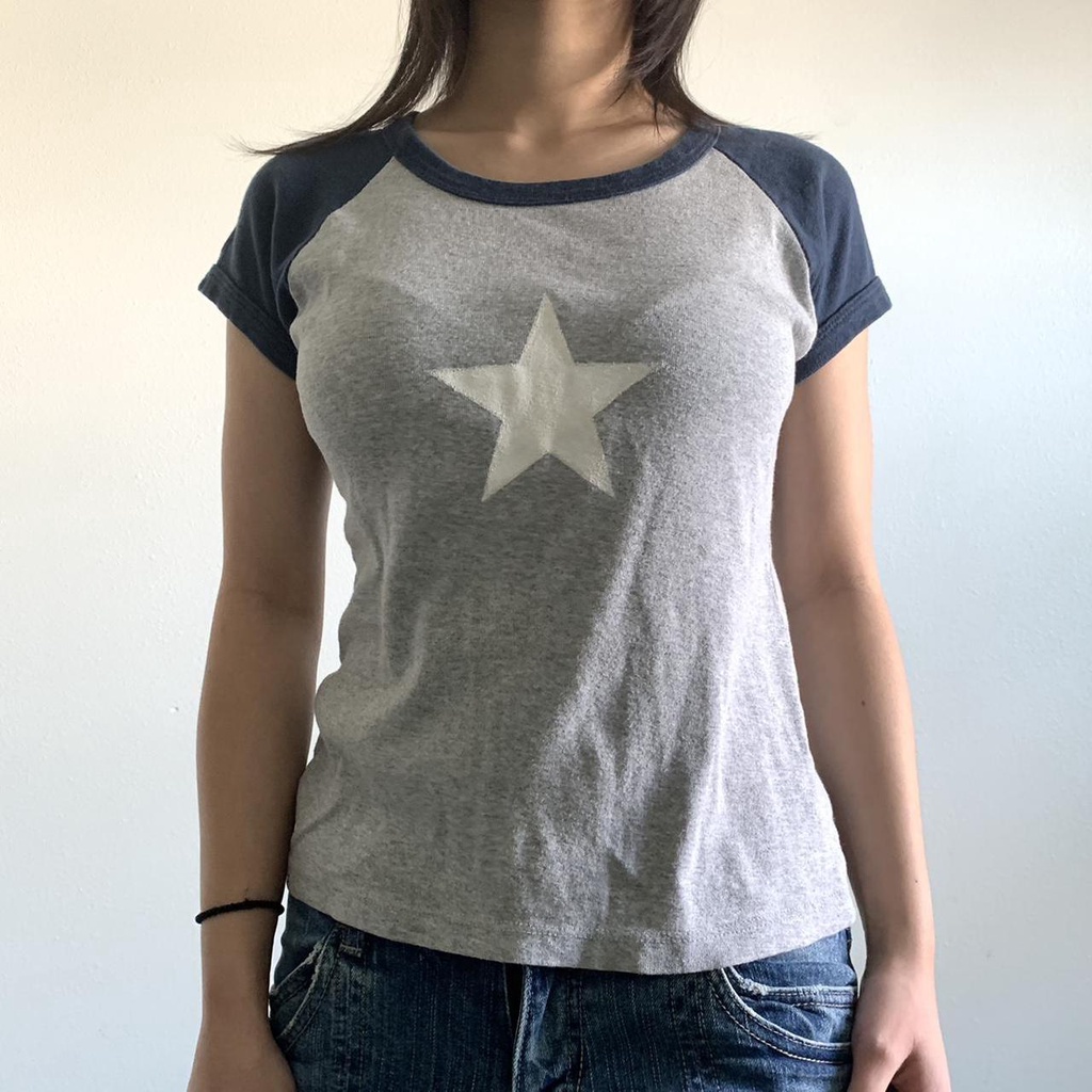 Áo Thun Tay Ngắn In Họa Tiết Phong Cách Gothic Đường Phố Thời Trang Cho Nữ OKDK-y2k