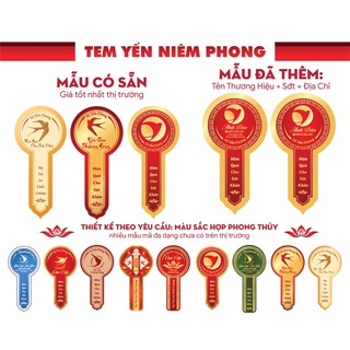 Set 90 tem yến chưng sẵn đẹp/sang/xịn/rẻ
