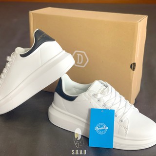 💥𝐆𝐈𝐀́ 𝐆𝐈𝐀̣̂𝐓 𝐆𝐀̂𝐍!!!💥 Giày Unisex Domba gót Đen Mã H-9111