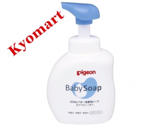 Sữa Tắm Trẻ Em Pigeon Baby Soap 500ml Hồng - Xanh - Cam