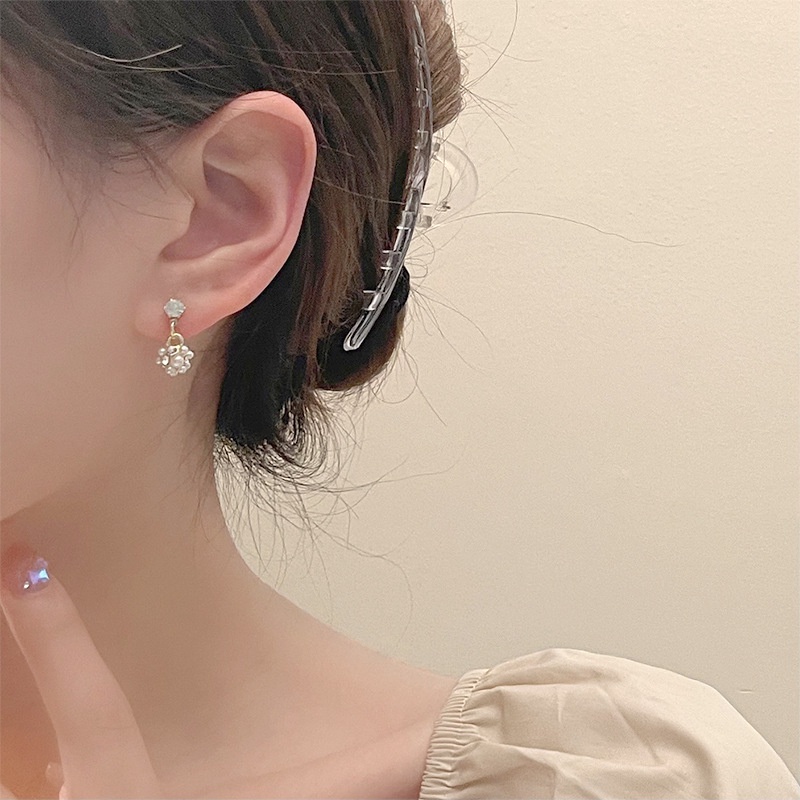 Hoa tai nữ mới hoa tai ngọc trai trang sức
