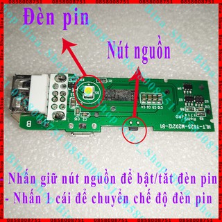 Mạch sạc dự phòng 5V2A 2 cổng USB cũ tháo box