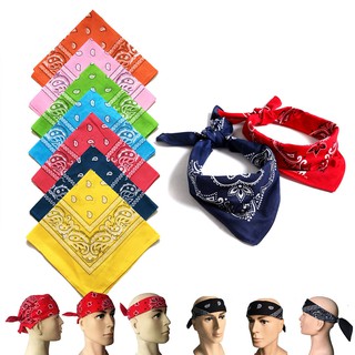 Khăn Turban Vuông 15 Màu Tùy Chọn Kích Thước 54x54cm