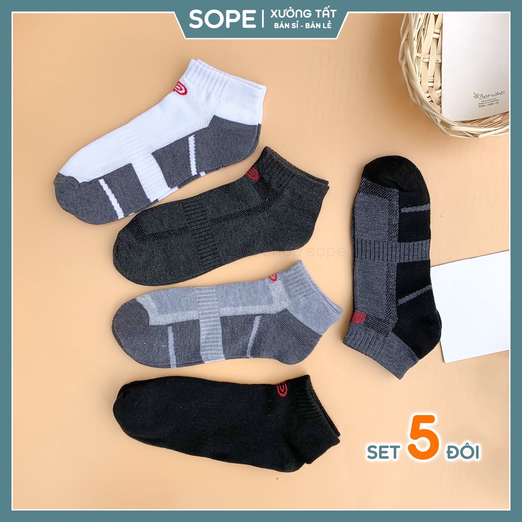 Tất vớ nam công sở, tất cổ ngắn nam chất vải dày co giãn bốn chiều - Sope Shop