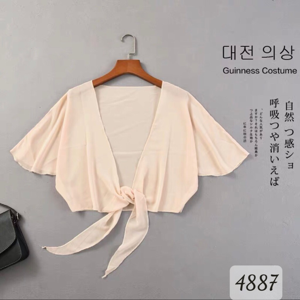 4887 - Da/Trắng/Đen - Khoác BIGSIZE Voan | BigBuy360 - bigbuy360.vn
