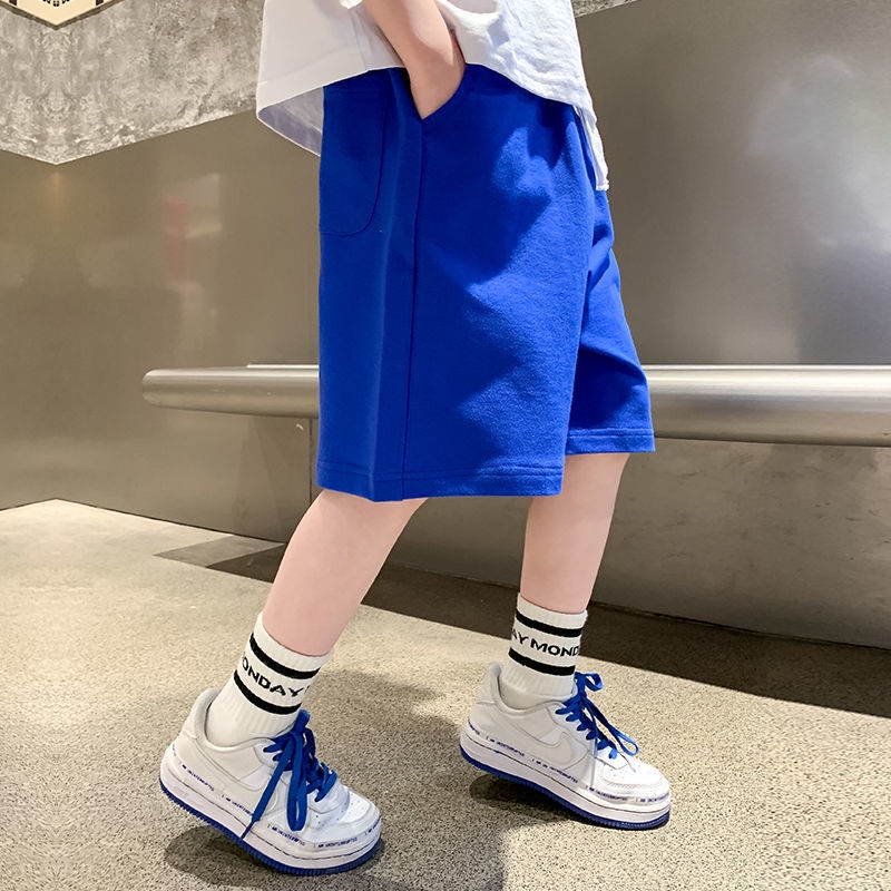 [Grow Up with You] Quần Short Thể Thao Mỏng Dáng Rộng Phong Cách Thời Trang Mùa Hè Dành Cho Bé Trai 2022