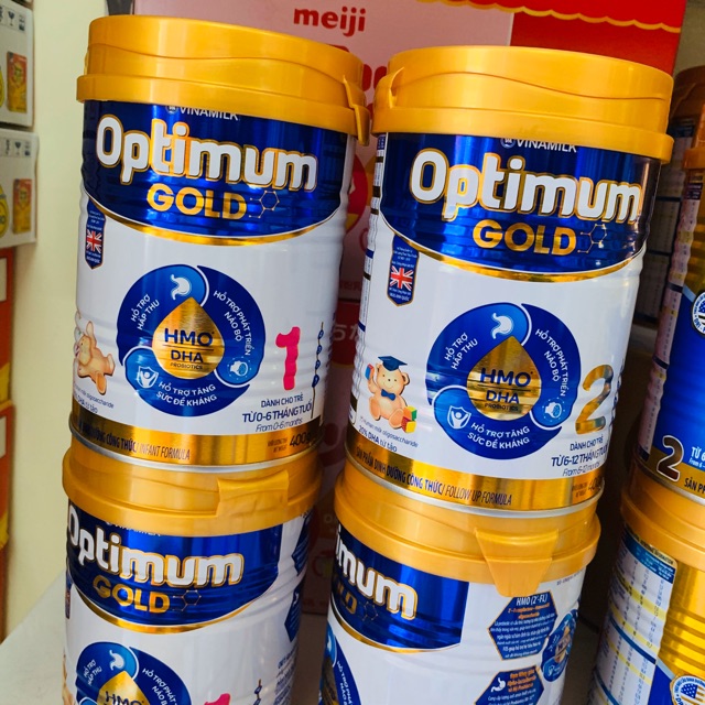 Sữa bột Vinamilk Optimum Gold 1 &amp; Gold 2 400G