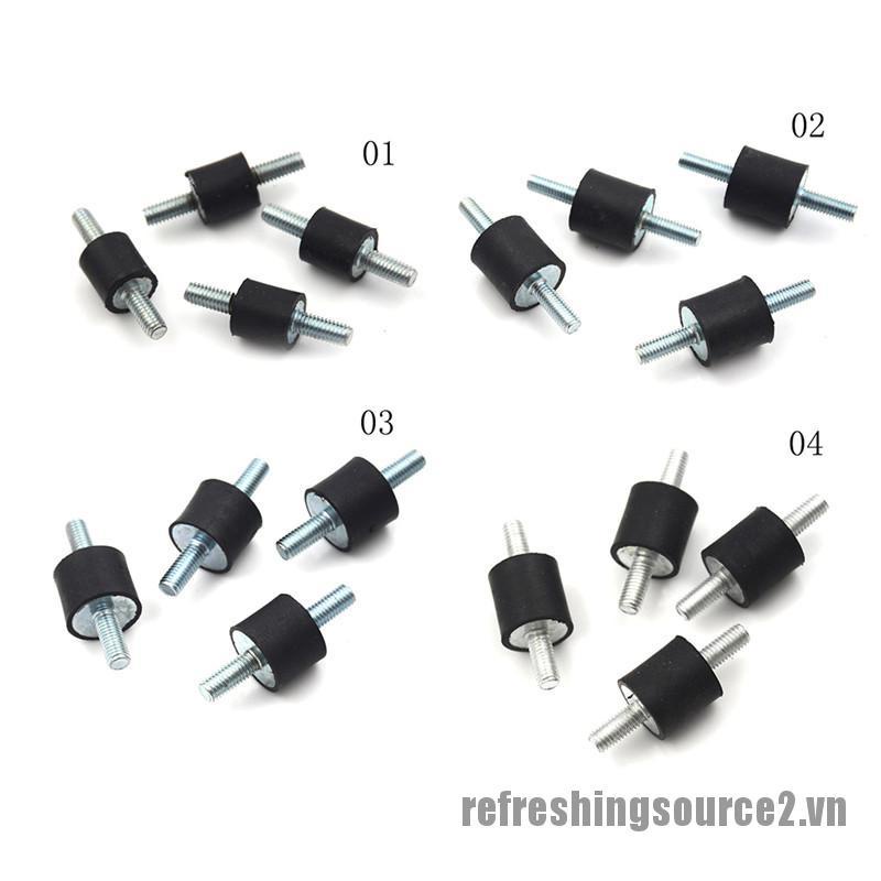 Bộ 4 Nút Cao Su Giảm Xóc M4-M8 Cho Xe Hơi