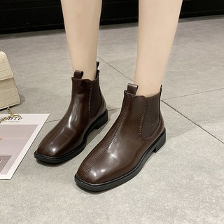Giày boots Chelsea boots ống ngắn mỏng phong cách anh quốc cho nam