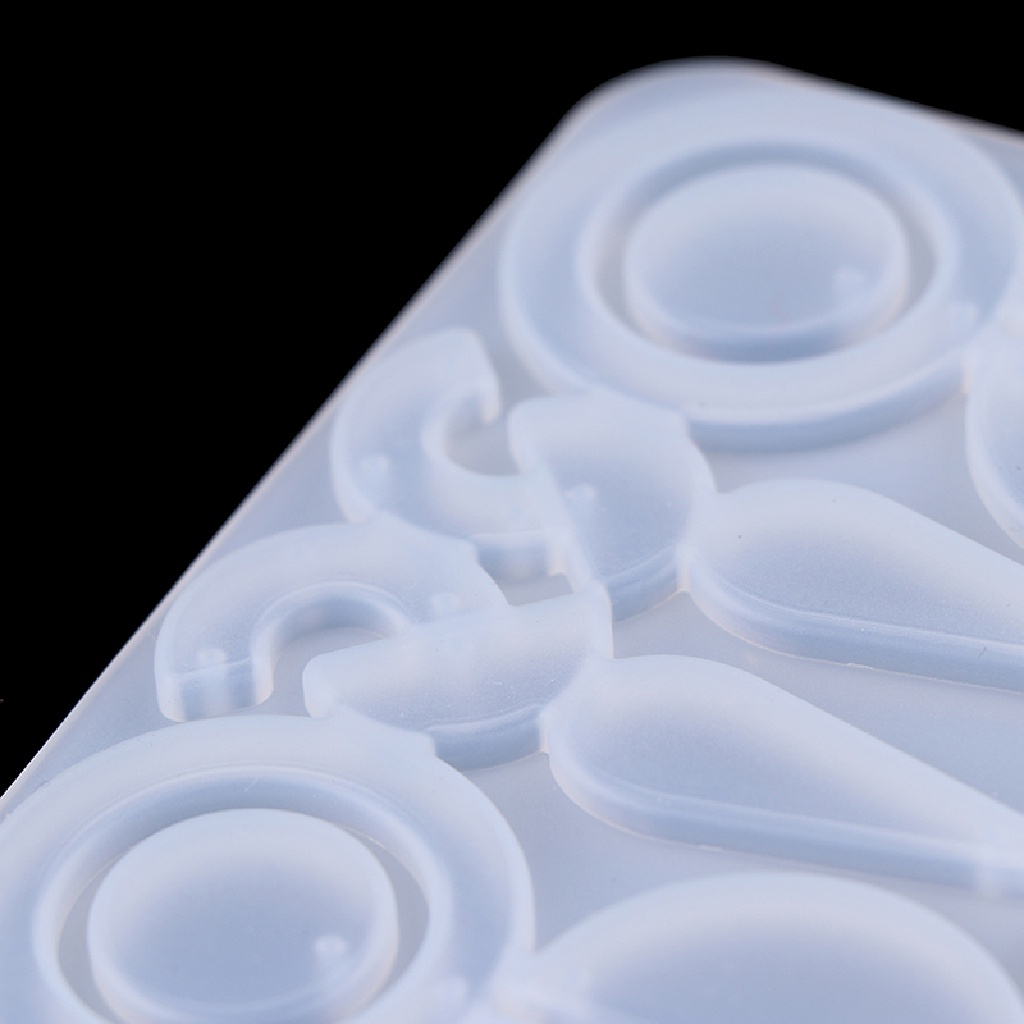 BGJY Silicone Earring Pendant Jewelry Mold Resin Casting Mould Tool DIY Epoxy Making NEW