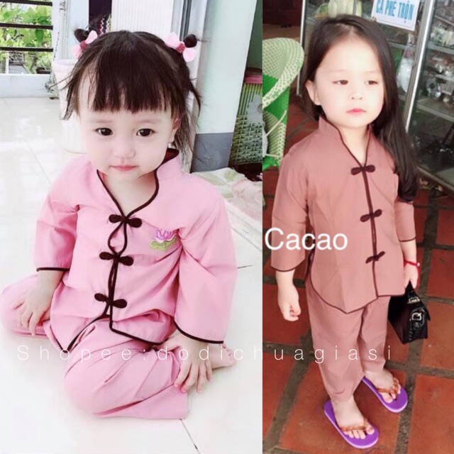 Đồ Lam Đi Chùa # Cổ Tàu Viền # Đồ Bộ Nữ # Quần Áo