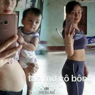 Kem tan mỡ cô bông