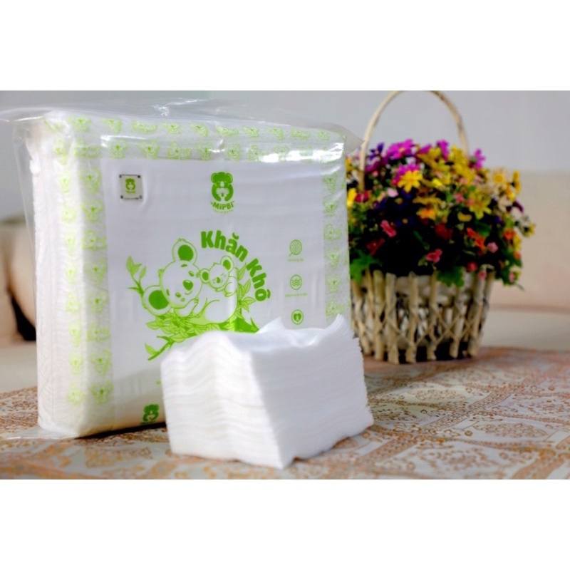 [Mã SKAMCLU9 giảm 10% đơn 100K] Khăn khô đa năng Mipbi 260g/300g/600g/900g chính hãng