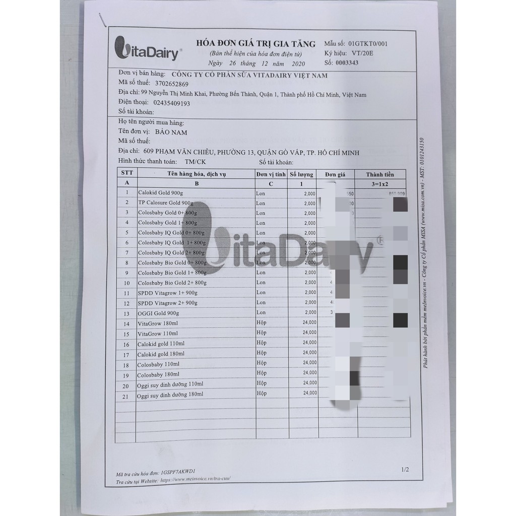 Sữa bột COLOSBABY GOLD 2+ 800G