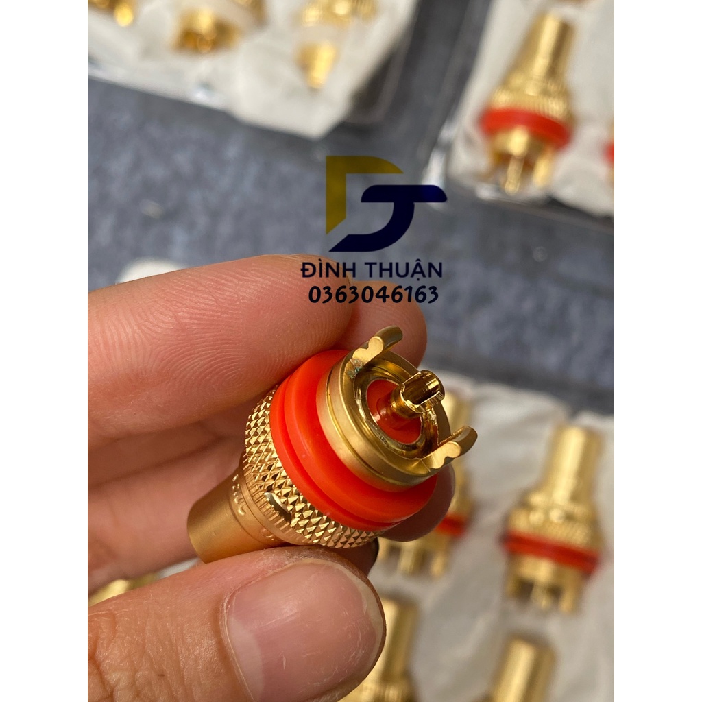 Cọc loa AV/ Cọc loa RCA CMC loại xịn xò mạ vàng