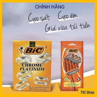 [CHÍNH HÃNG] Combo 10 cây dao cạo BIC 3 lưỡi
