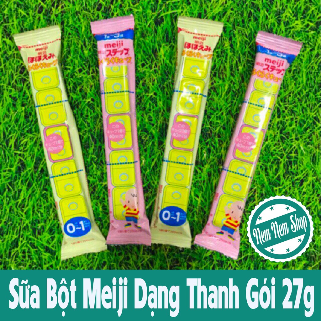 Sữa Bột Meiji Dạng Thanh (Gói 27gr) Nội Địa Nhật Bản