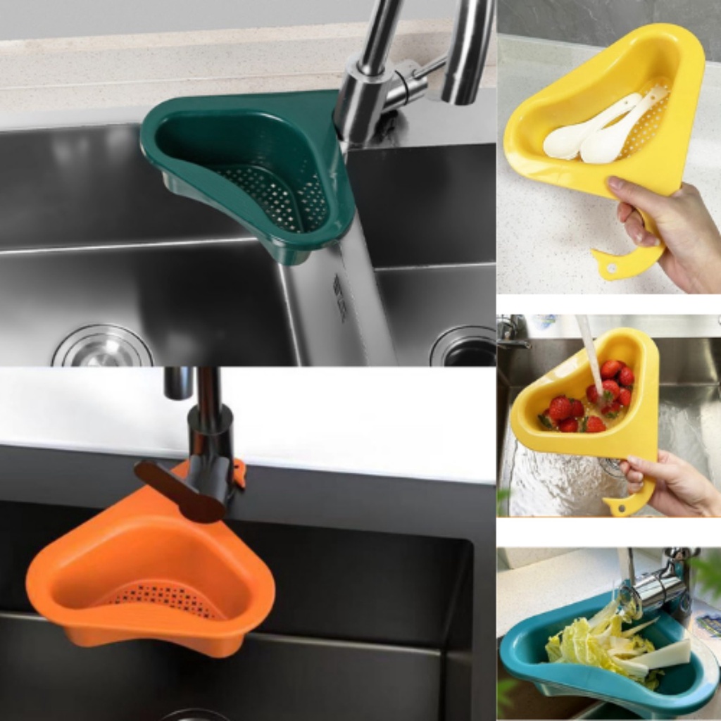 Khay lọc rác gắn bồn rửa bát/Khay lọc các loại thức ăn dư thừa và để đồ dùng các loại rửa bát Loại to 85gam.