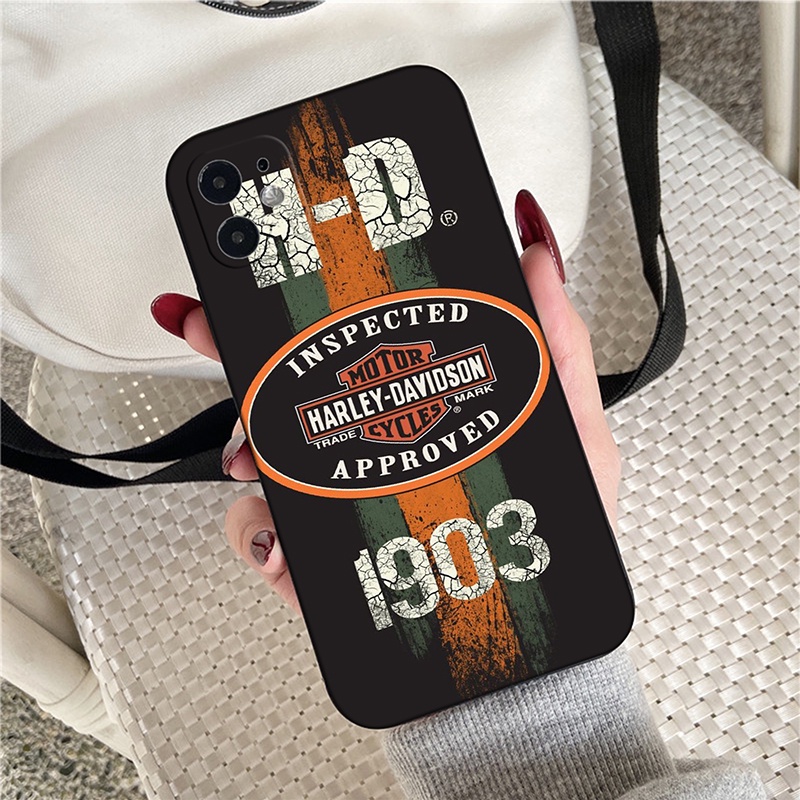 Iphone Ốp Điện Thoại Silicon Mềm Hình harley davidson tt845 Cho Iphonex 12 mini 11 pro max 12mini