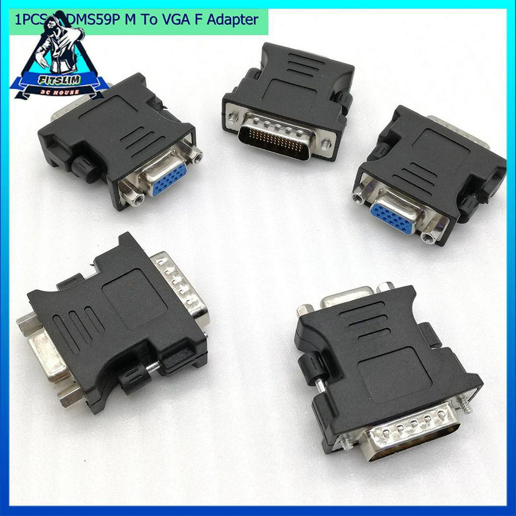 1 đến 1 DMS-59 DMS59 59Pin DVI Male to 1-Port VGA Female Video Y Splitter