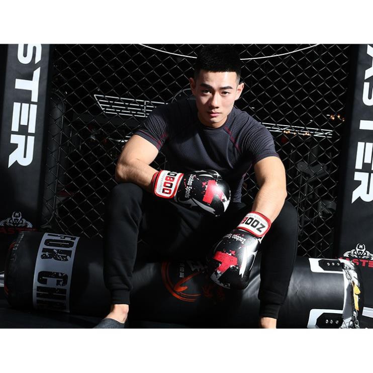 🎁 Găng tay boxing cao cấp Zooboo chữ Z ⚡FREE SHIP⚡ Găng tay đấm bốc