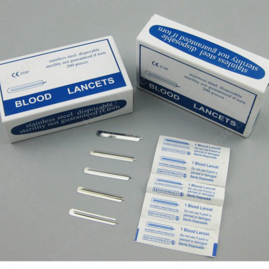 Kim Nặn Mụn Chính Hãng Blood Lancets Hộp 200 Chiếc