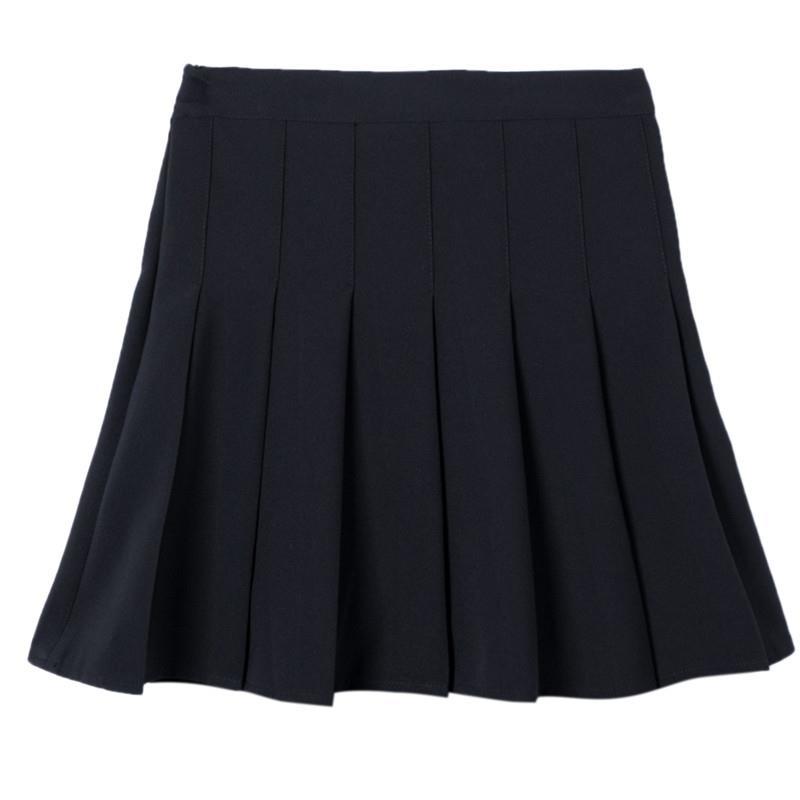 Chân Váy Lưng Cao Xếp Ly Màu Trơn Thời Trang Mùa Hè | BigBuy360 - bigbuy360.vn